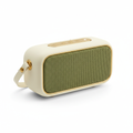 Portable Bluetooth Speaker in cream and olive green