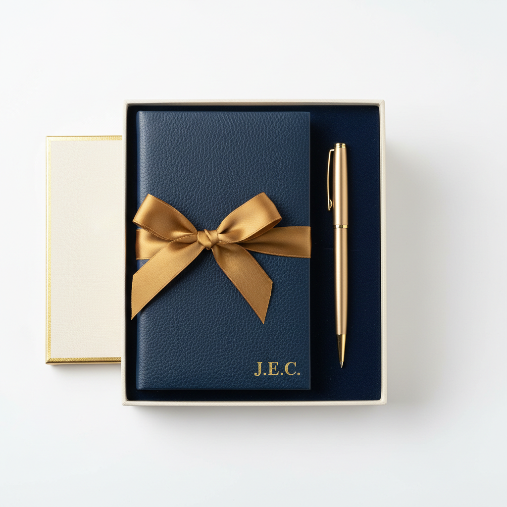 Personalized Notebook and Pen Gift Set
